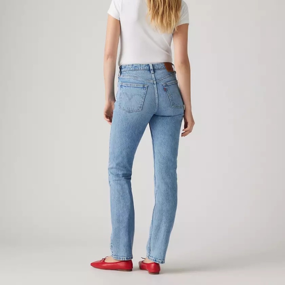 NWT Levi’s Premium Original 501 Straight Leg Light Wash Jeans 28” Waist Denim - Picture 3 of 11